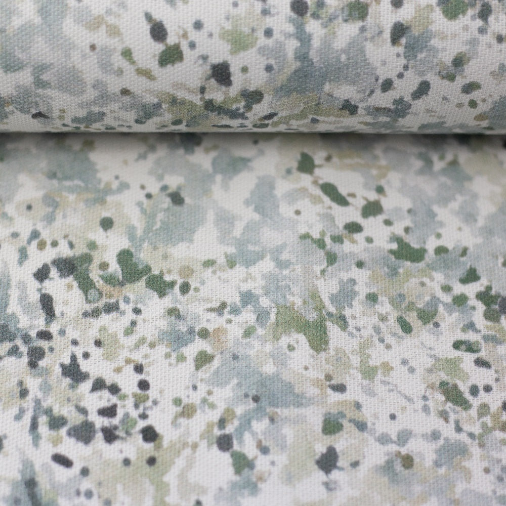 Canvas Leinenoptik „Ilana“ kleingemustert Aquarell Swafing