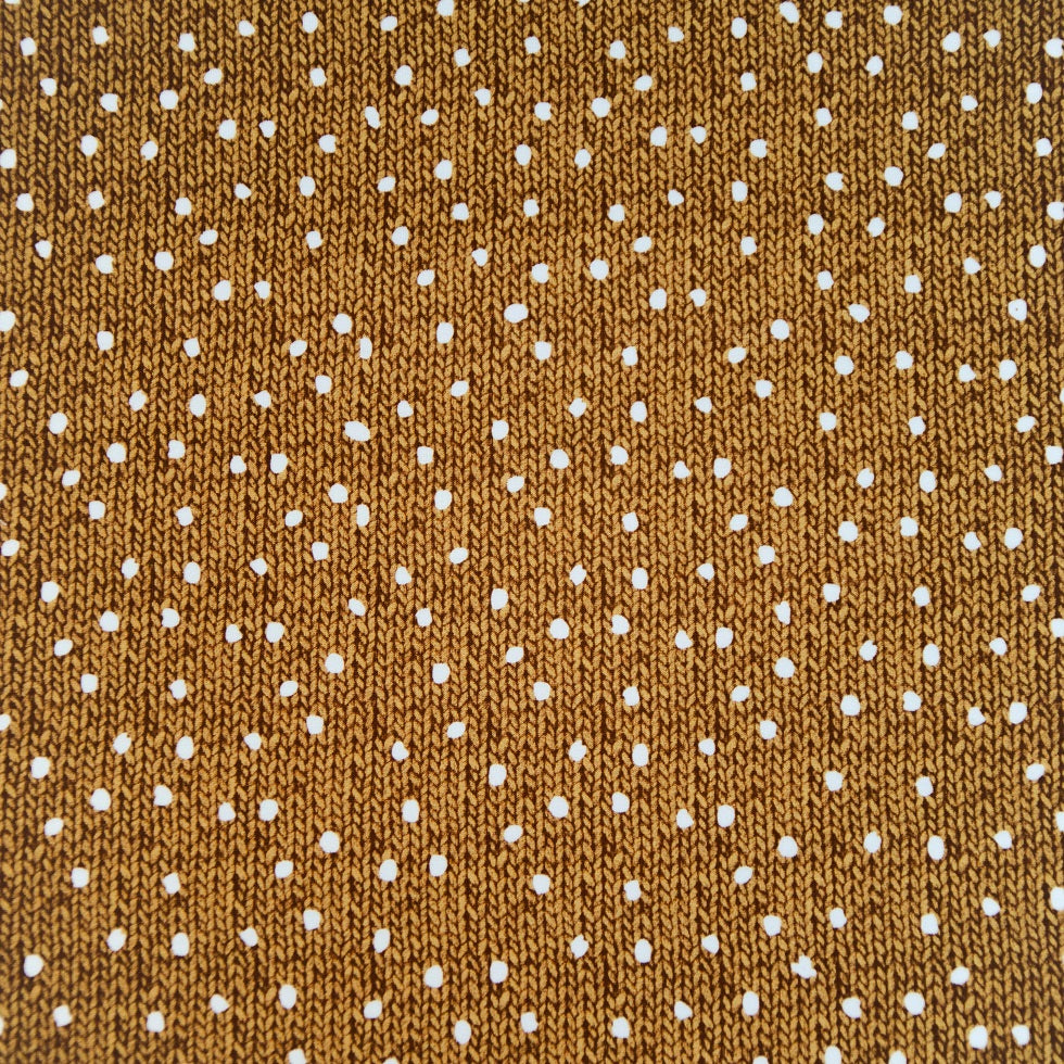 French Terry " Wood Knit" Zopfmusteroptik, Schneebälle
Hilco
