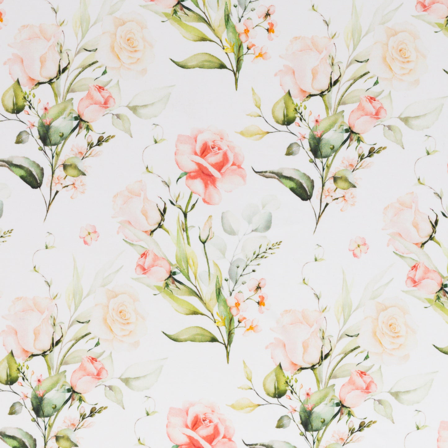 Baumwoll Stretch Satin "Martha" Blumen
Swafing