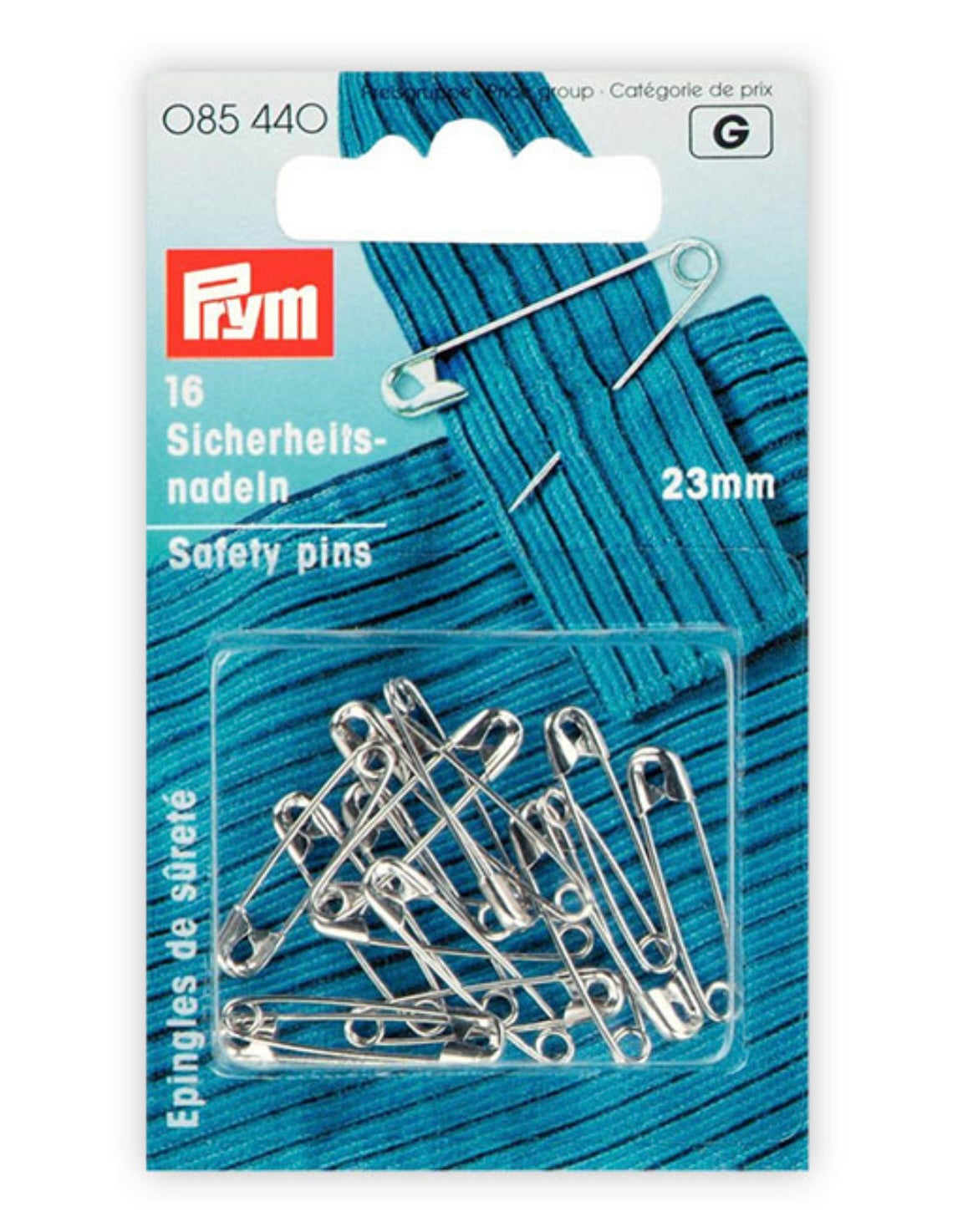 Prym Sicherheitsnadeln Stahl 16 Stck 23 mm