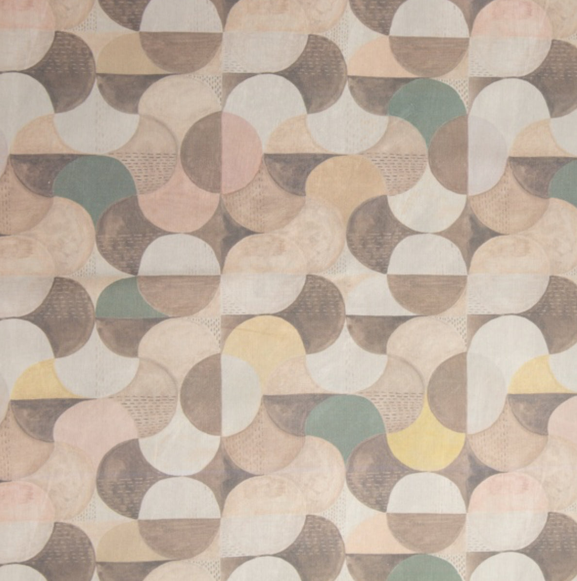 Canvas Leinenoptik „Ilana“ Kreise Swafing