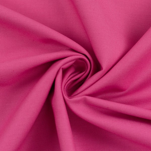 Baumwolle Uni Heide Swafing pink