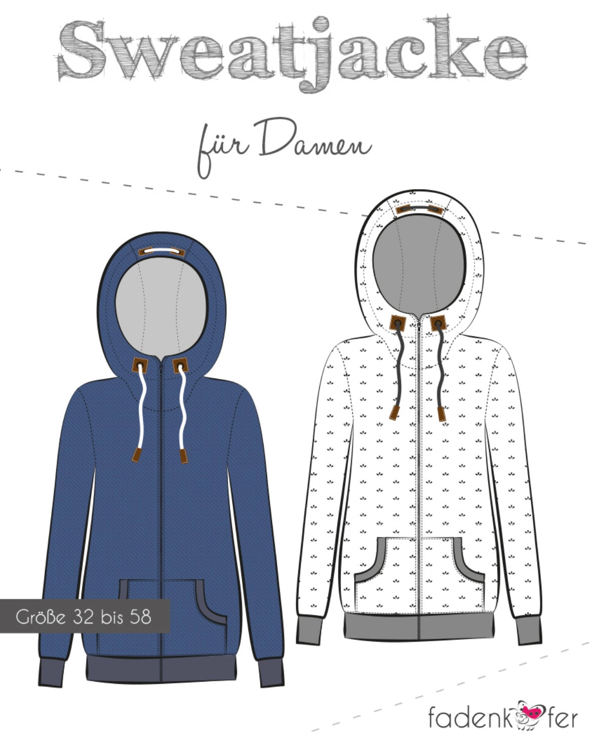 Fadenkäfer Schnittmuster "Sweatjacke"
Damen