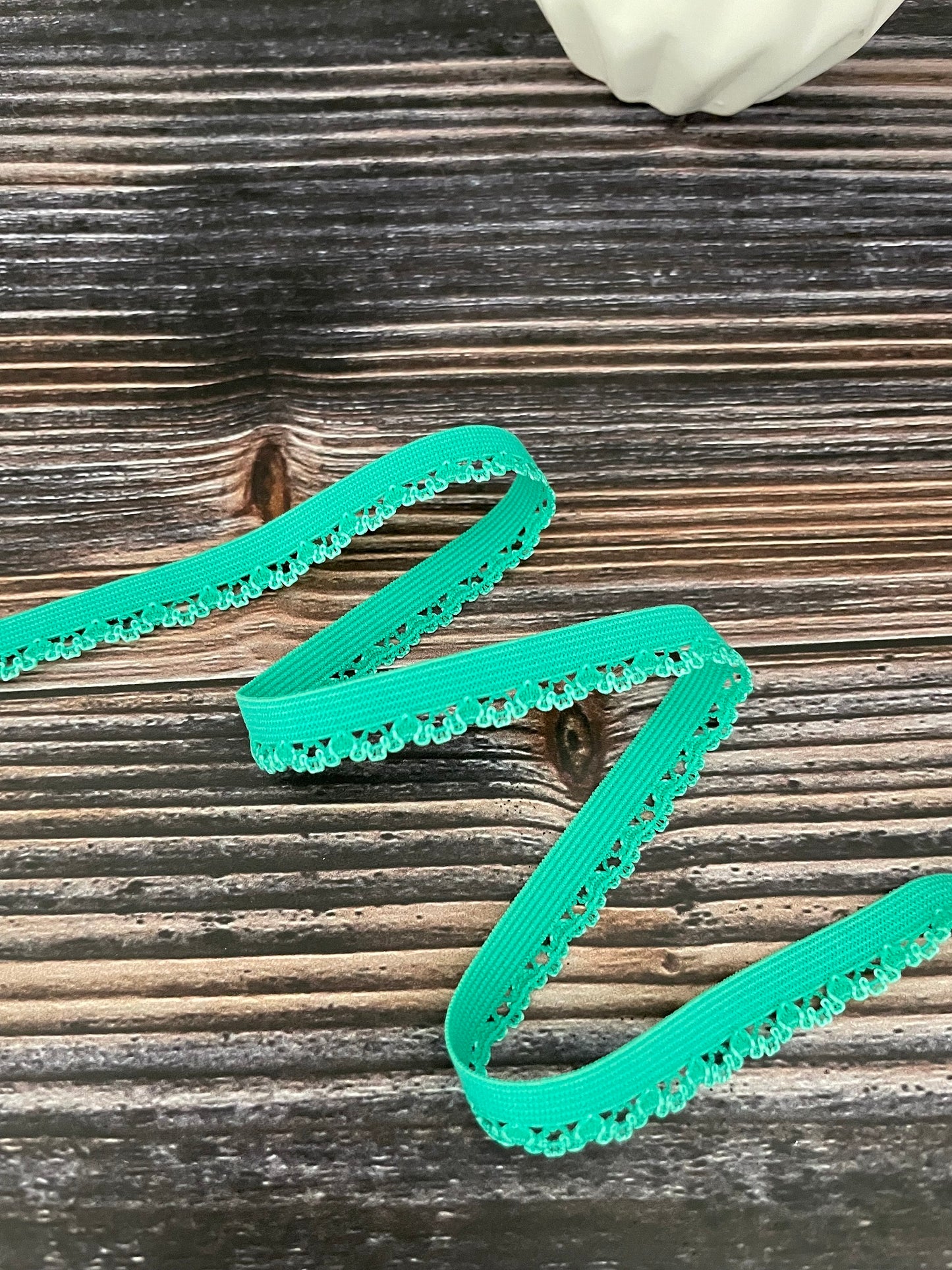 elastisches Zierband 10mm türkis