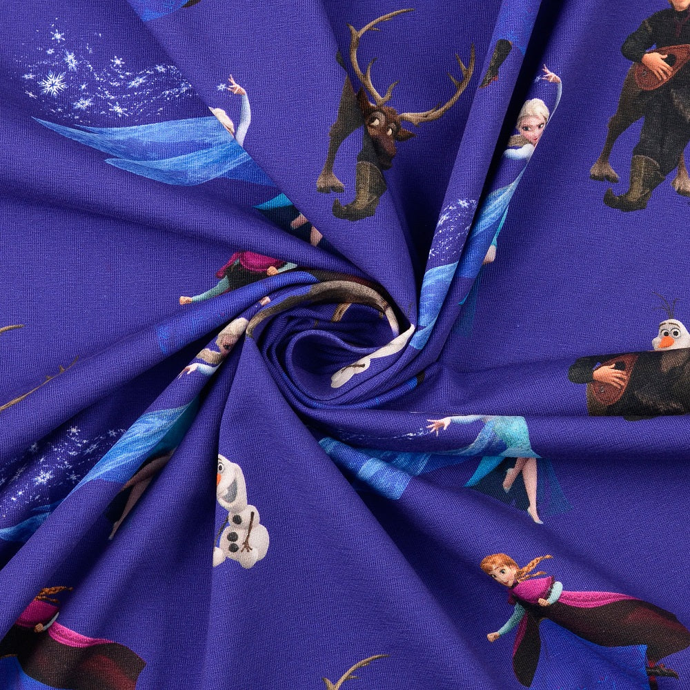 Lizenz Jersey "Frozen" Anna & Elsa