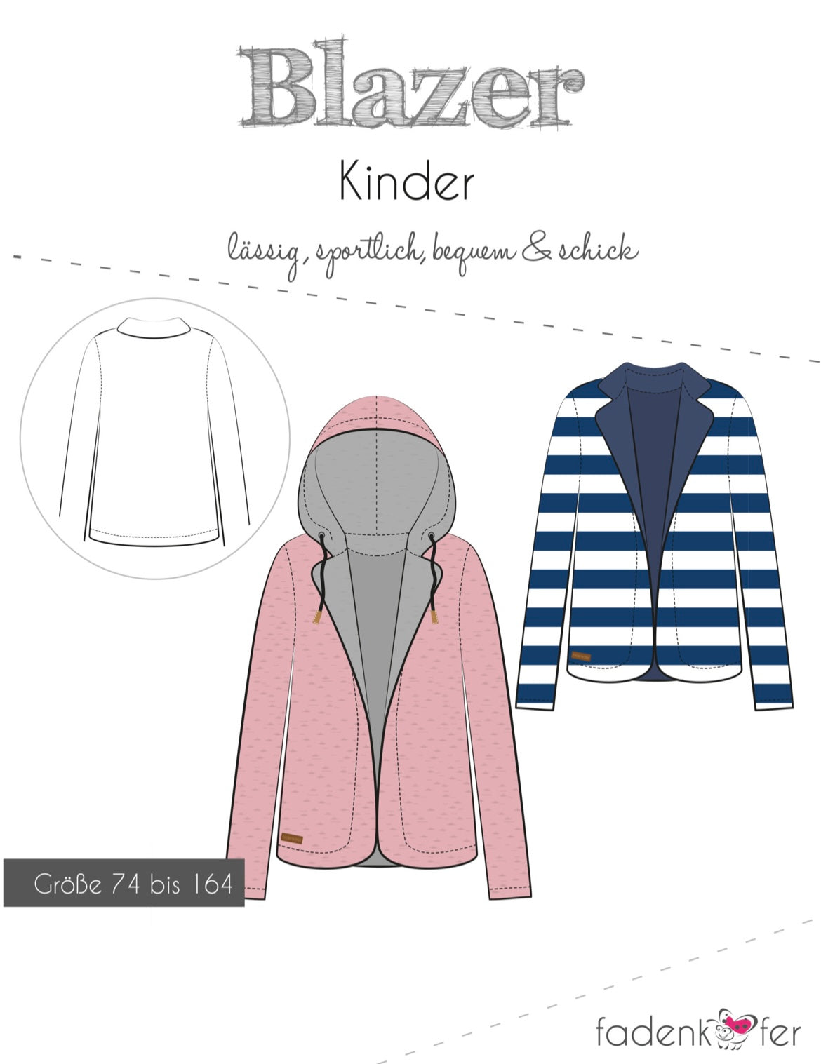 Fadenkäfer Schnittmuster "Blazer" Kinder