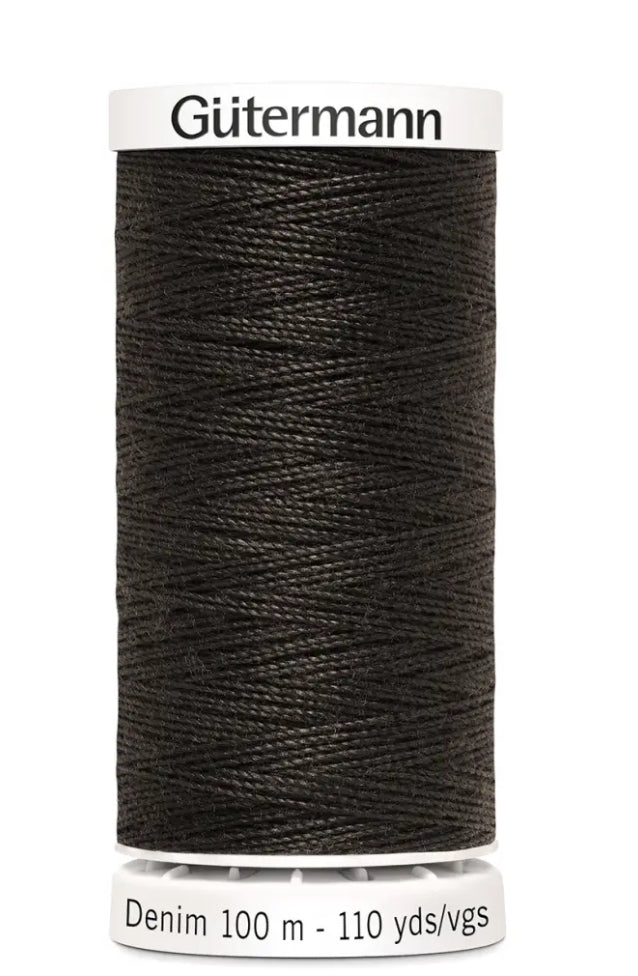 Gütermann Denim Jeansfaden 100m dunkelbraun Col.2330