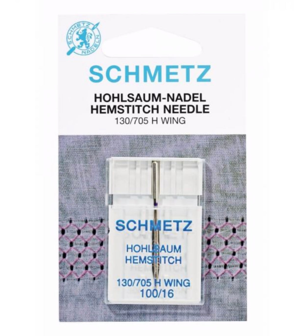 SCHMETZ Hohlsaumnadel / Wing-Nadel