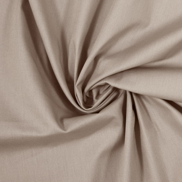 Baumwolle Uni Heide Swafing beige