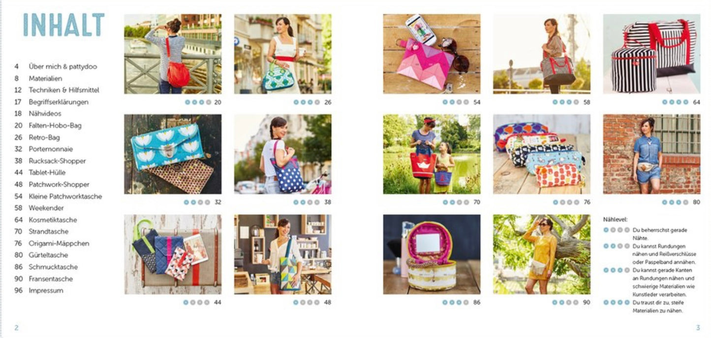CV Verlag Buch Pattydoo "Taschen Liebinge selber nähen"