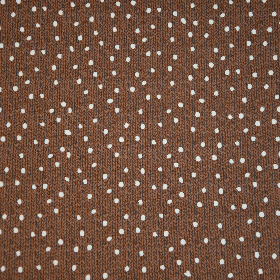 French Terry " Wood Knit" Zopfmusteroptik, Schneebälle
Hilco