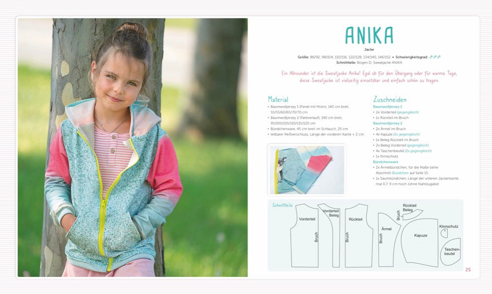 Buch Farbenfrohe Jersey-Outfits für Kinder