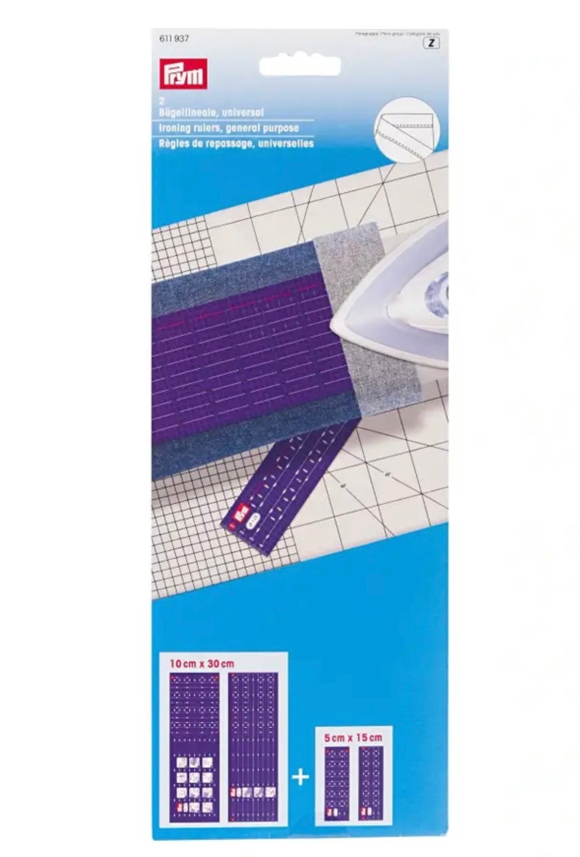 Prym Bügelineale 2 Stck universal