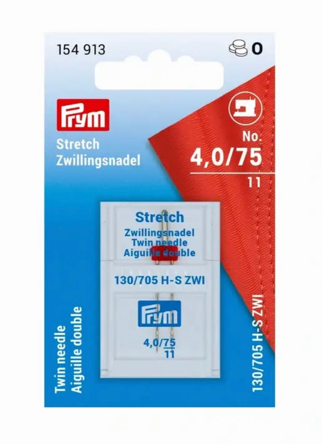 Prym Stretch Doppelnadel
No. 4,0 / 75