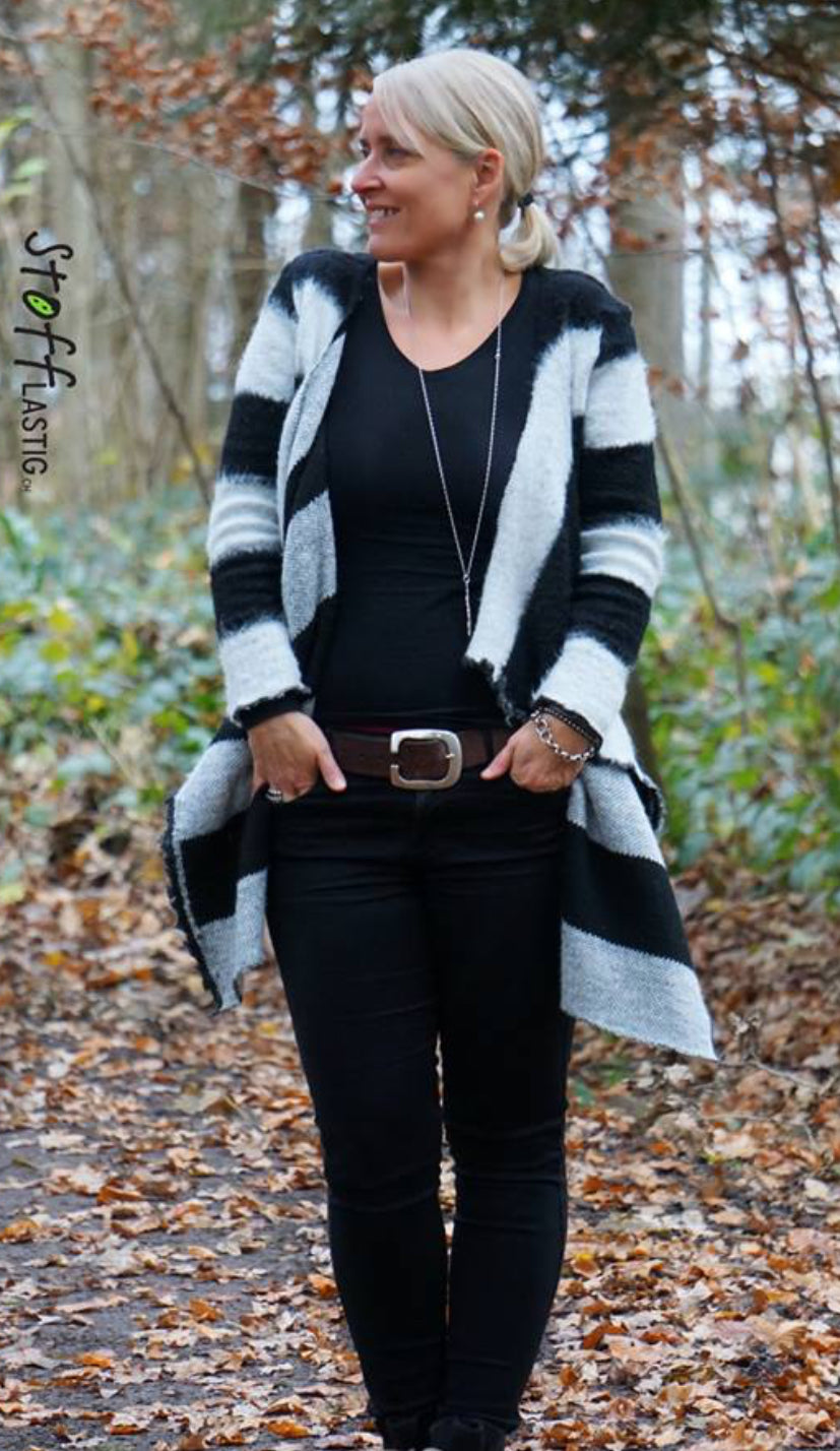 Fadenkäfer Schnittmuster "Strickjacke Bea" Damen