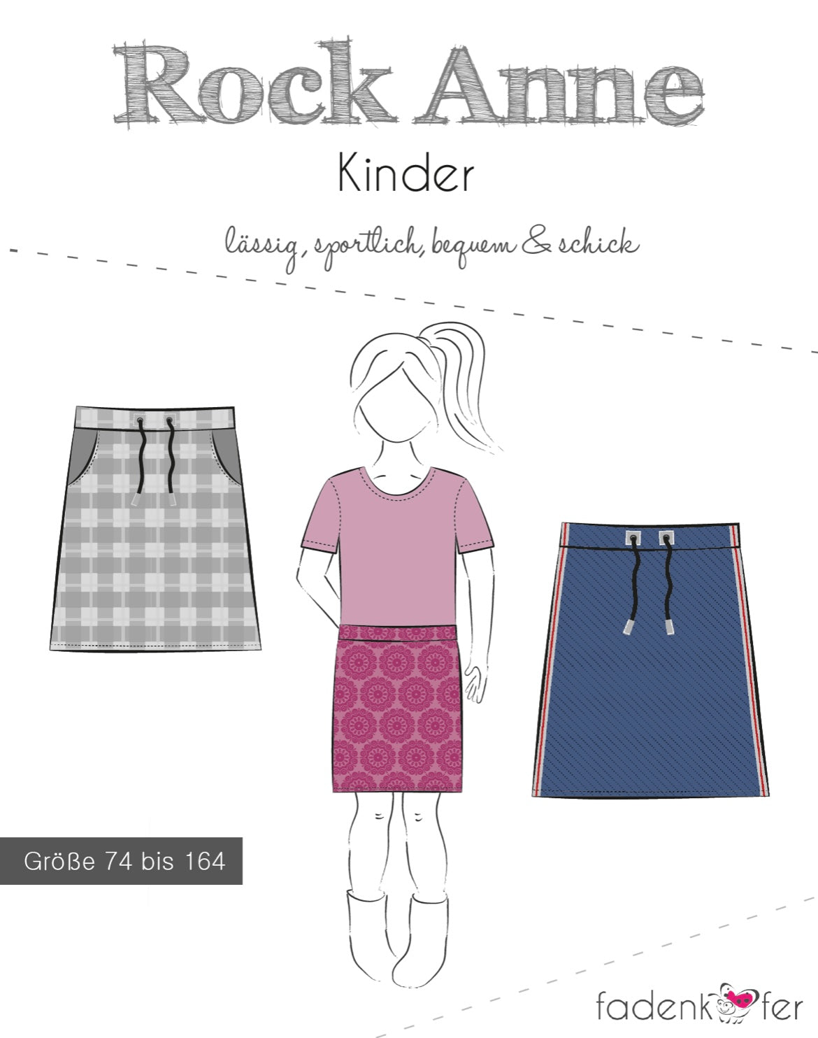 Fadenkäfer Schnittmuster "Rock Anne" Kinder