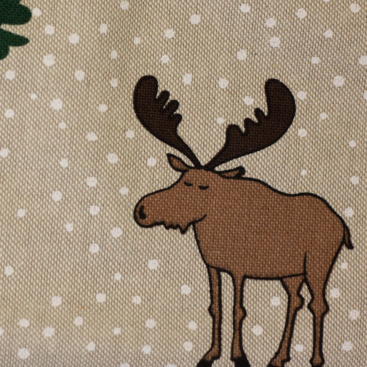 Dekostoff "Ember" Weihnachten Wichtel Elch Tannenbaum
Swafing