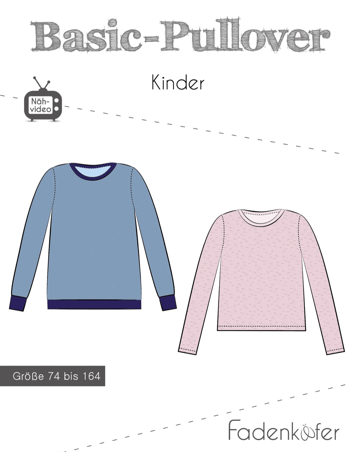 Fadenkäfer Schnittmuster "Basic-Pullover"
Kinder