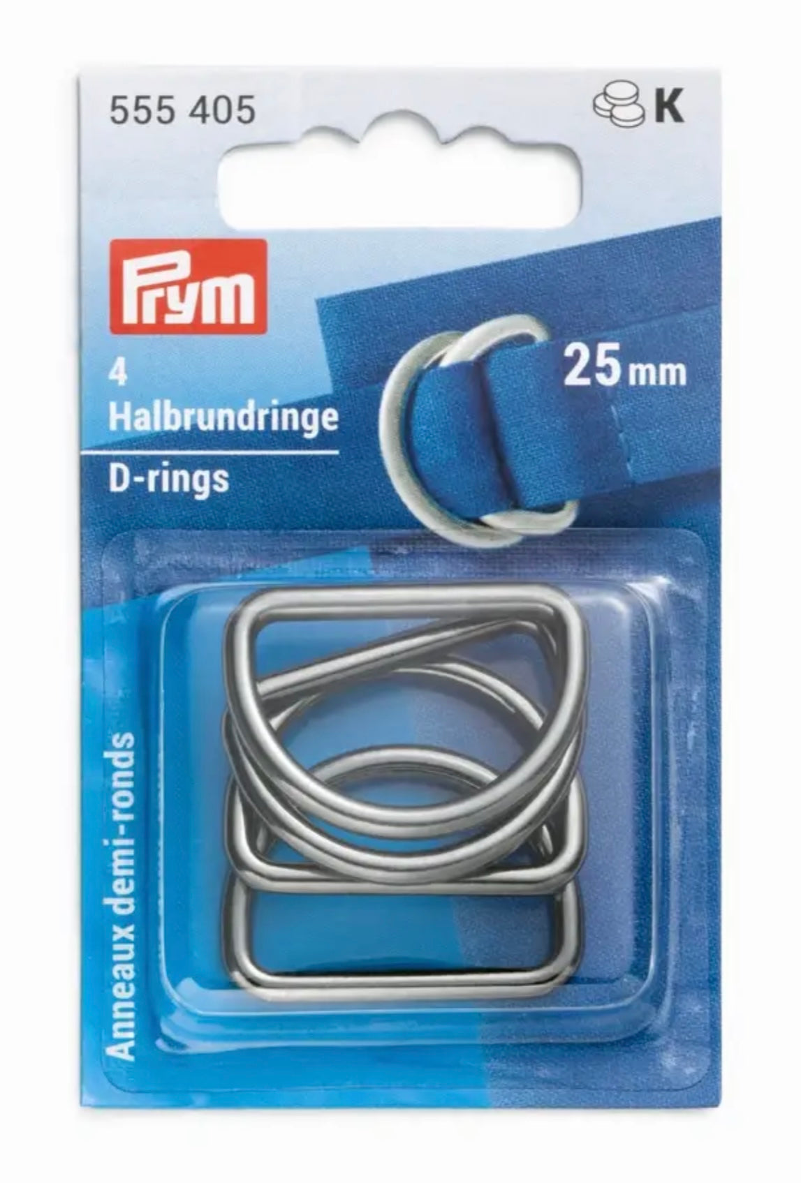 Prym D-Ringe 25mm
gunmetal