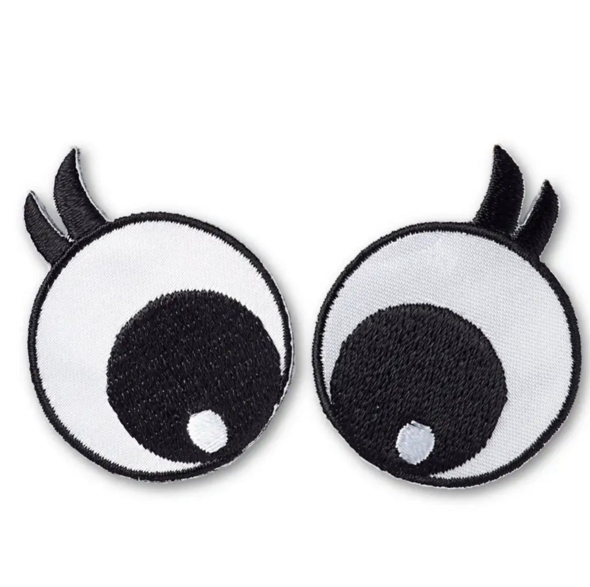 Prym Applikation 2 Augen mit Wimpern
schwarz / weiss
