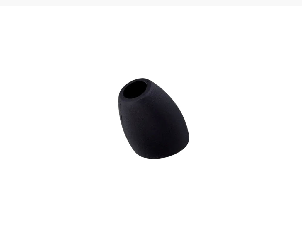 Kordelende 16mm schwarz