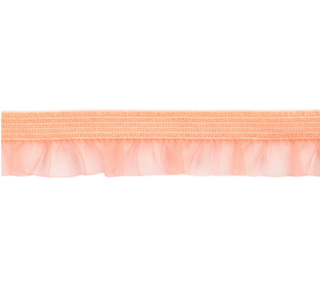 Rüsche elastisch 12 mm
apricot