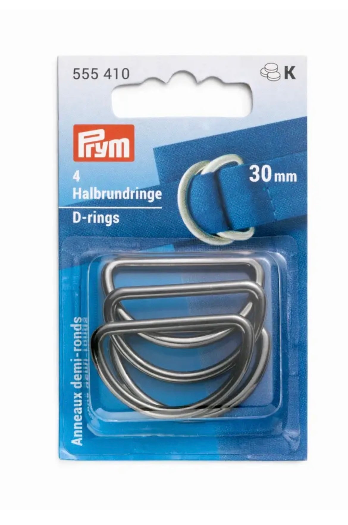 4 D-Ringe gunmetal
30mm
