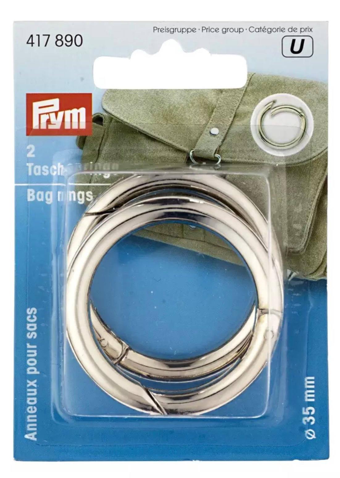 Taschenringe silber