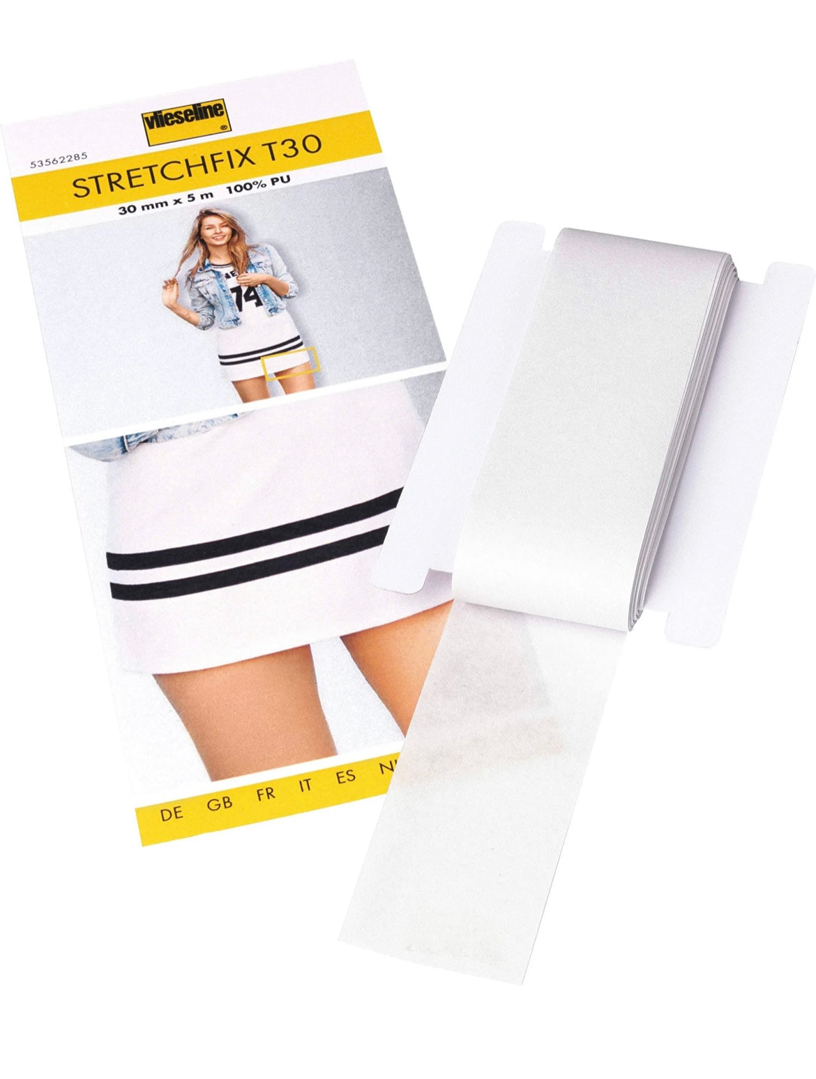 Vlieseline Stretchfix T30
weiß 30mmx5m