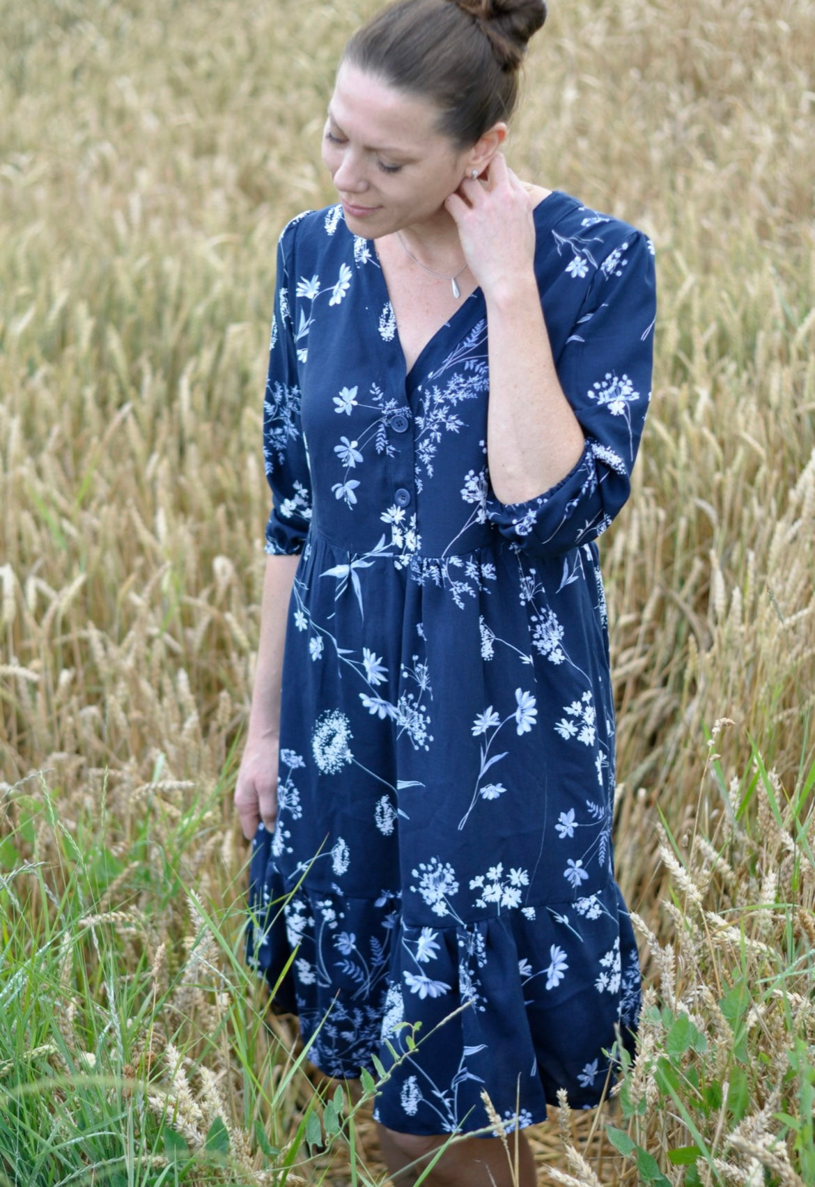 Fadenkäfer Schnittmuster "Valentina" Kleid Damen