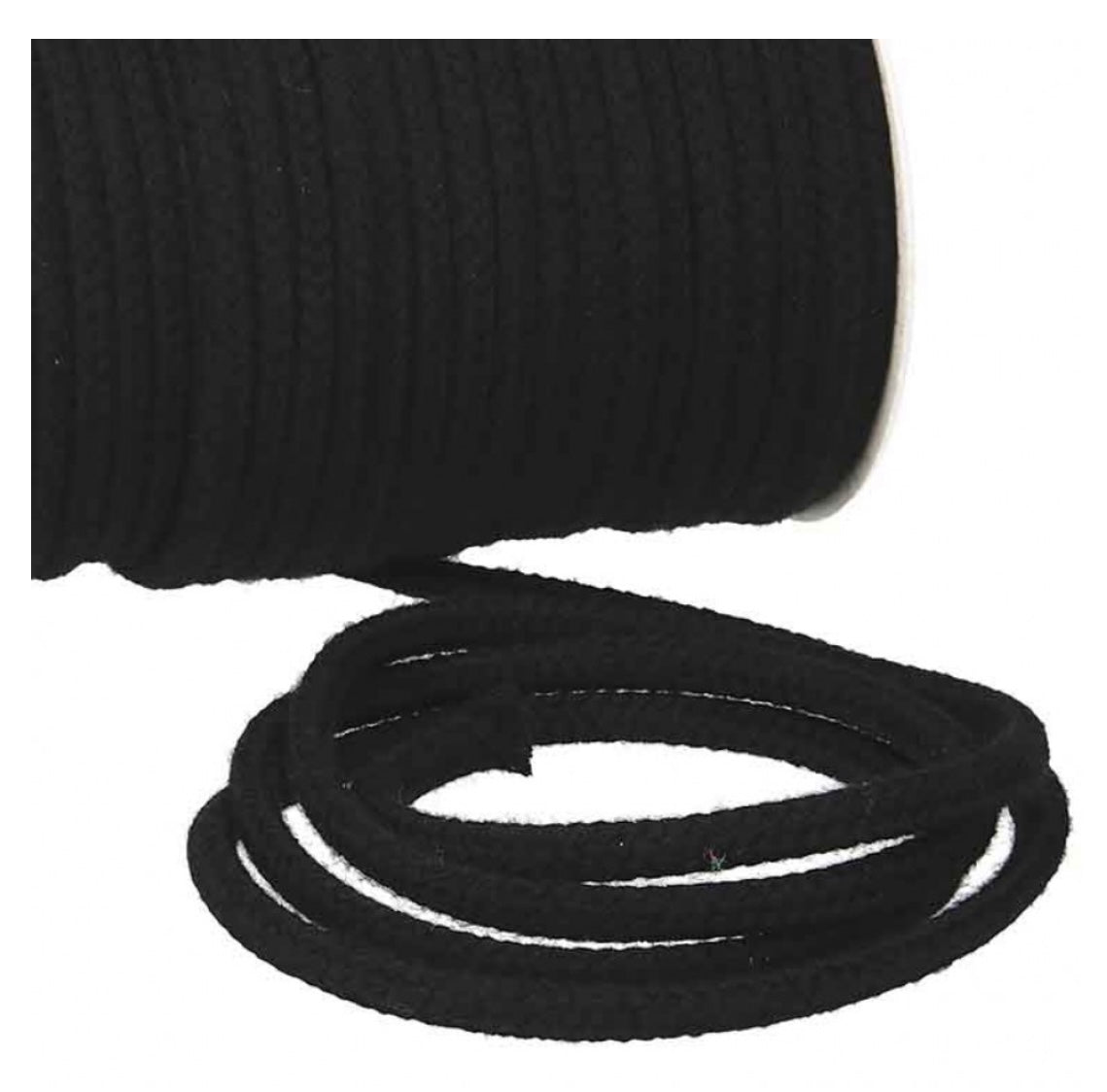 Baumwollkordel Uni
6mm schwarz