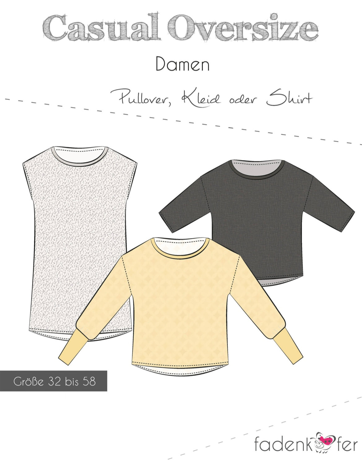 Fadenkäfer Schnittmuster "Casual Oversize" Damen