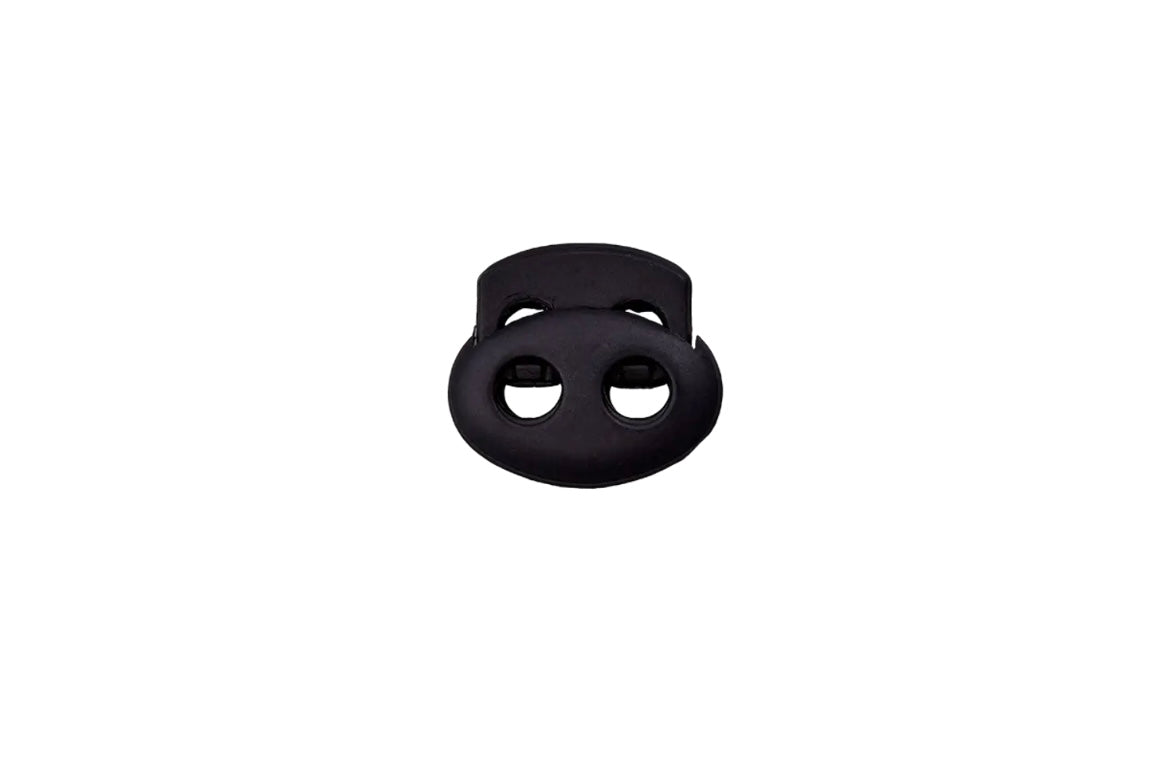 Kordelstopper Durchlass 3mm schwarz15mm