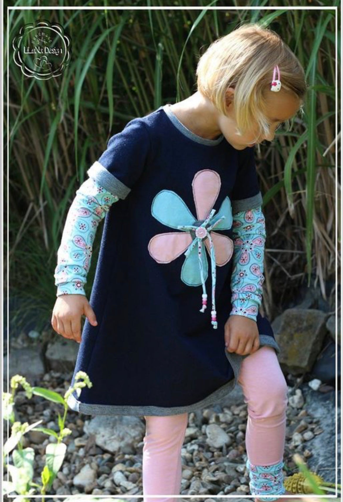 Fadenkäfer Schnittmuster "Basic-Kleid" Kinder