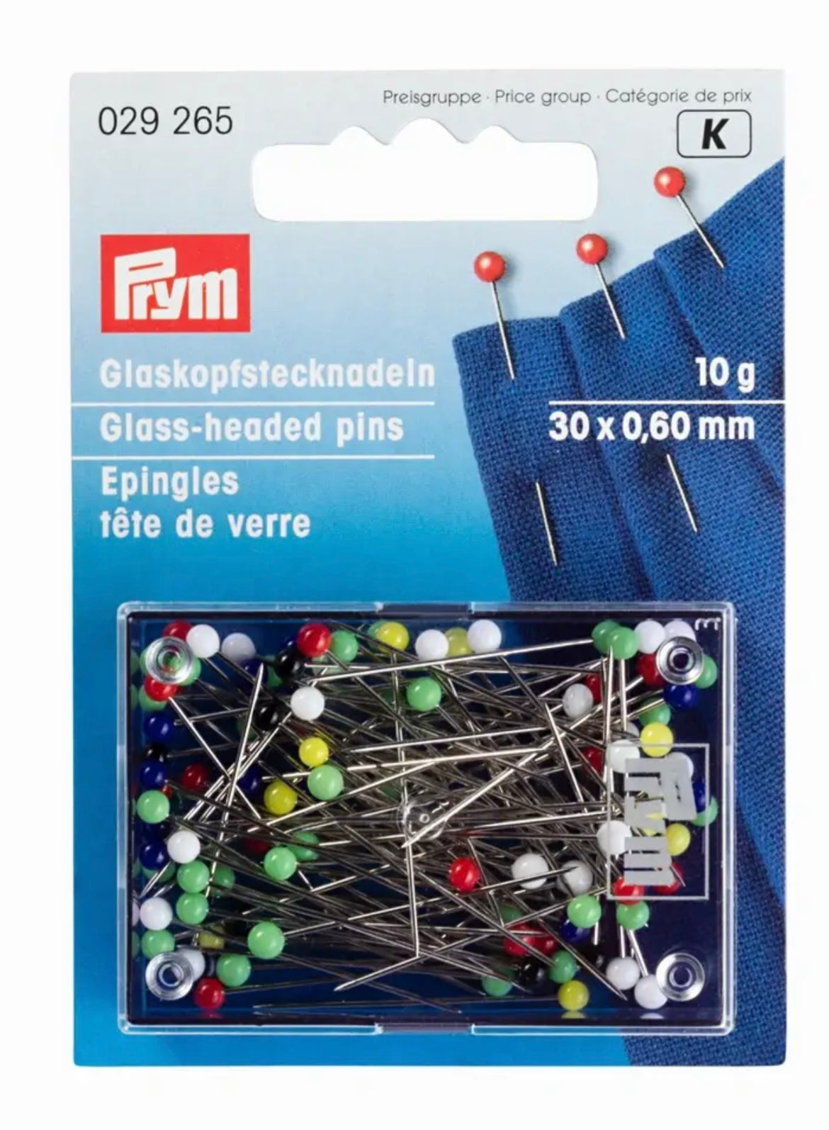Prym Glaskopfstecknadeln