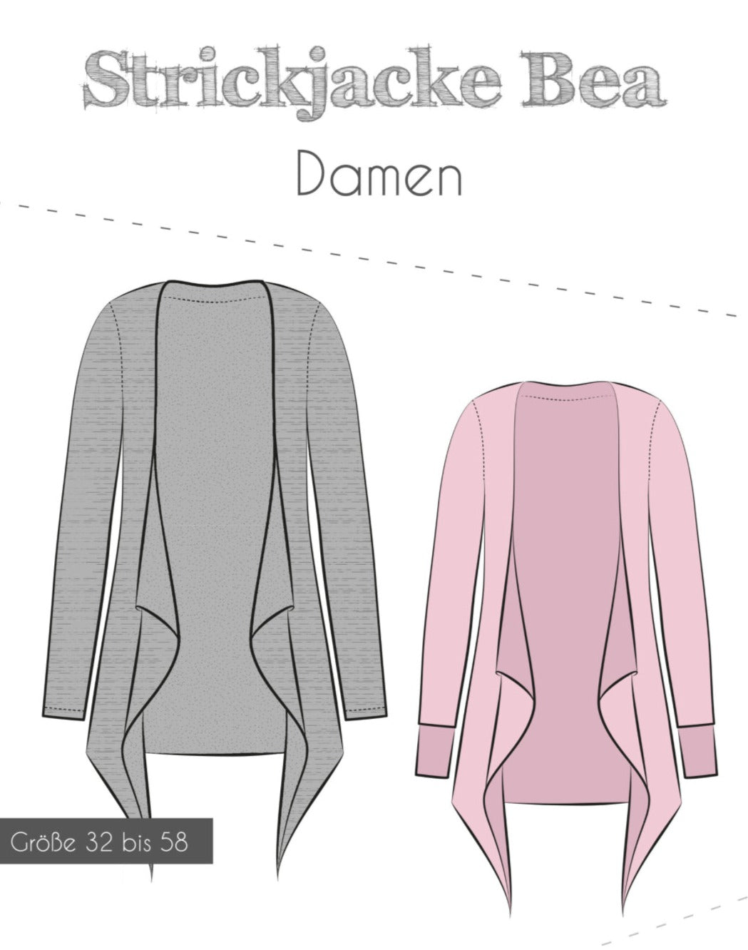 Fadenkäfer Schnittmuster "Strickjacke Bea" Damen