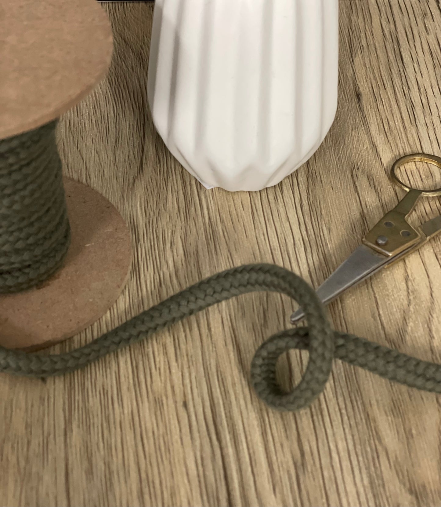 Baumwollkordel rund 8mm khaki
