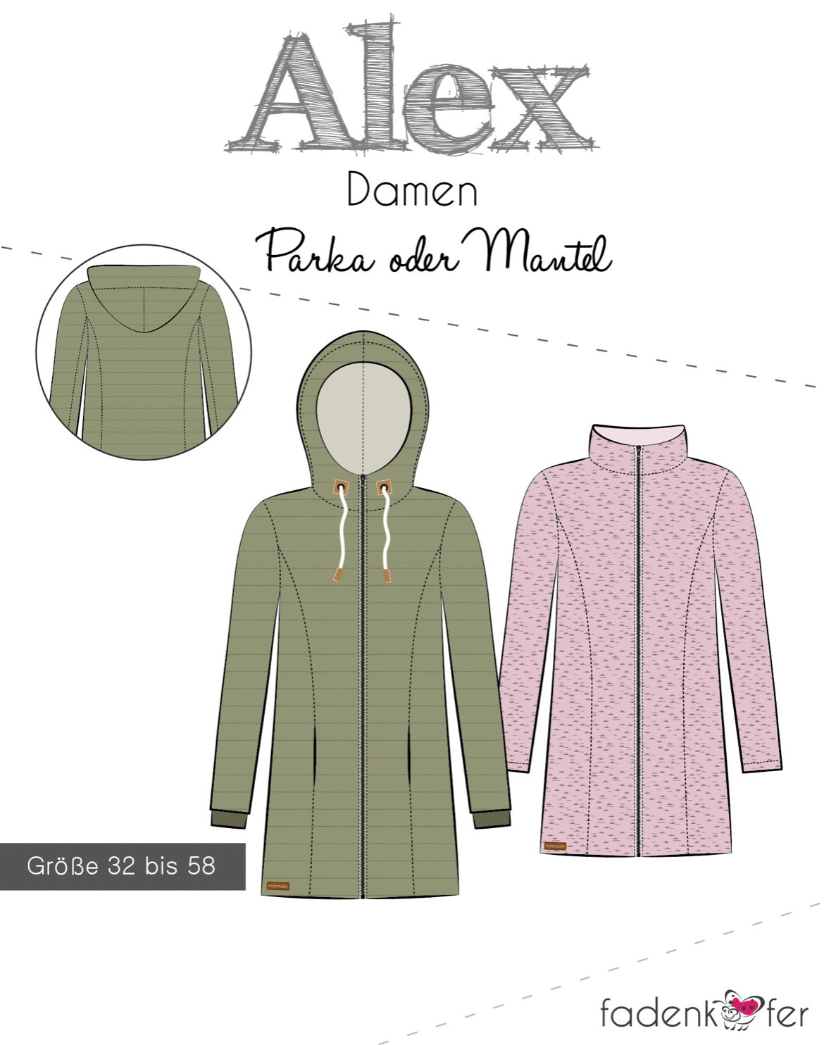Fadenkäfer Schnittmuster "Alex"
Damen