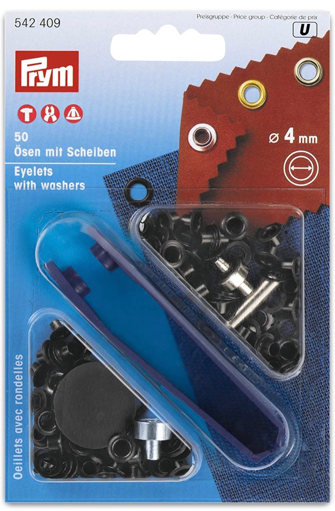 Oesen 4mm brüniert