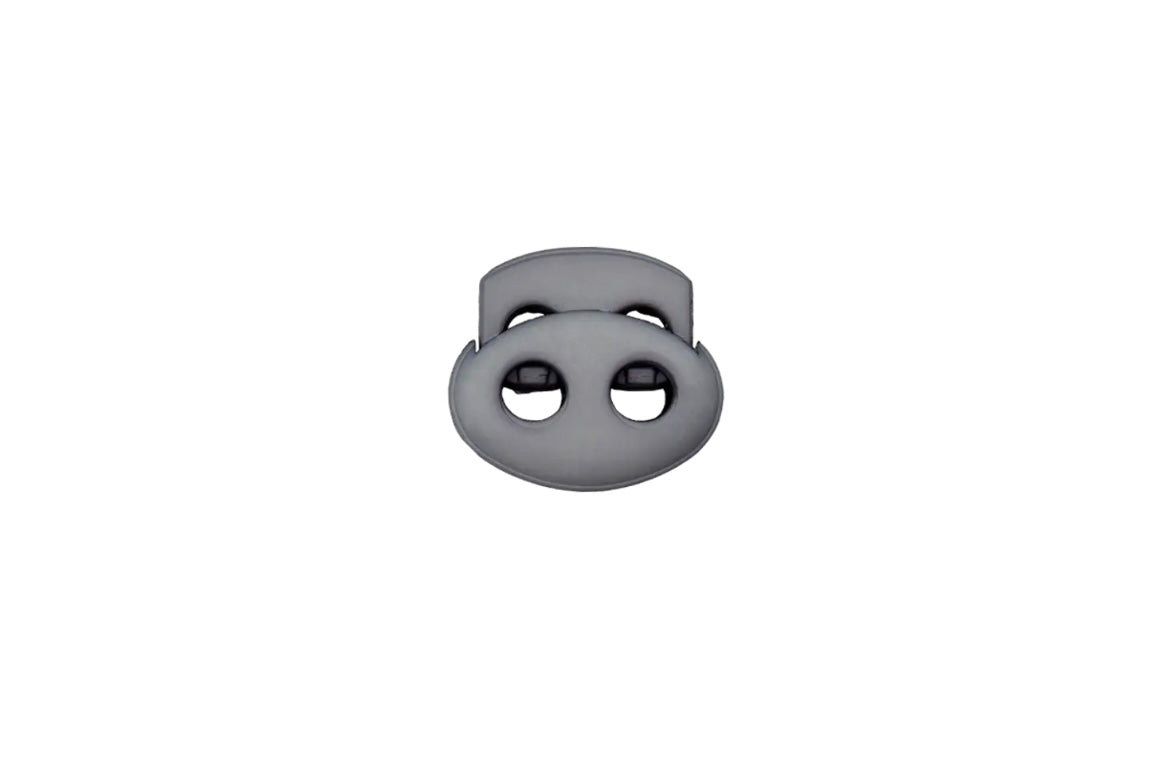 Kordelstopper Durchlass 3mm grau15mm