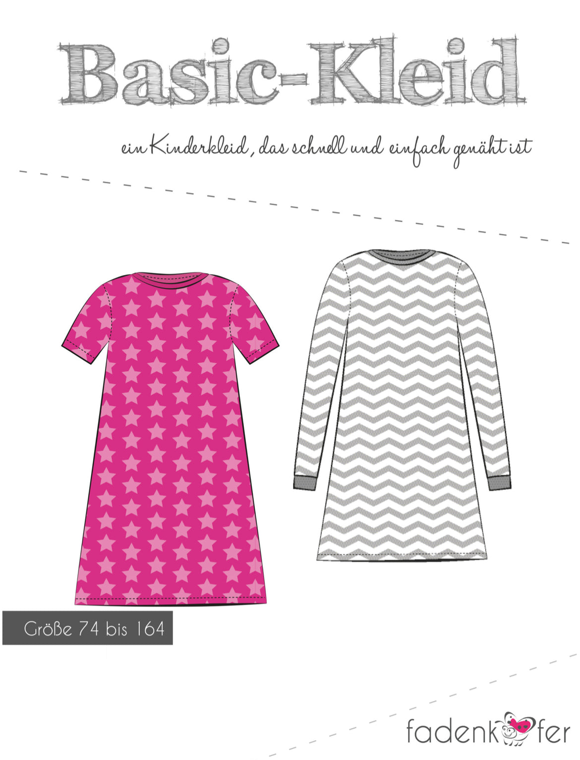 Fadenkäfer Schnittmuster "Basic-Kleid" Kinder