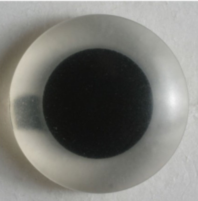 Augenknöpfe mit Steg 8mm transparent 1 Paar