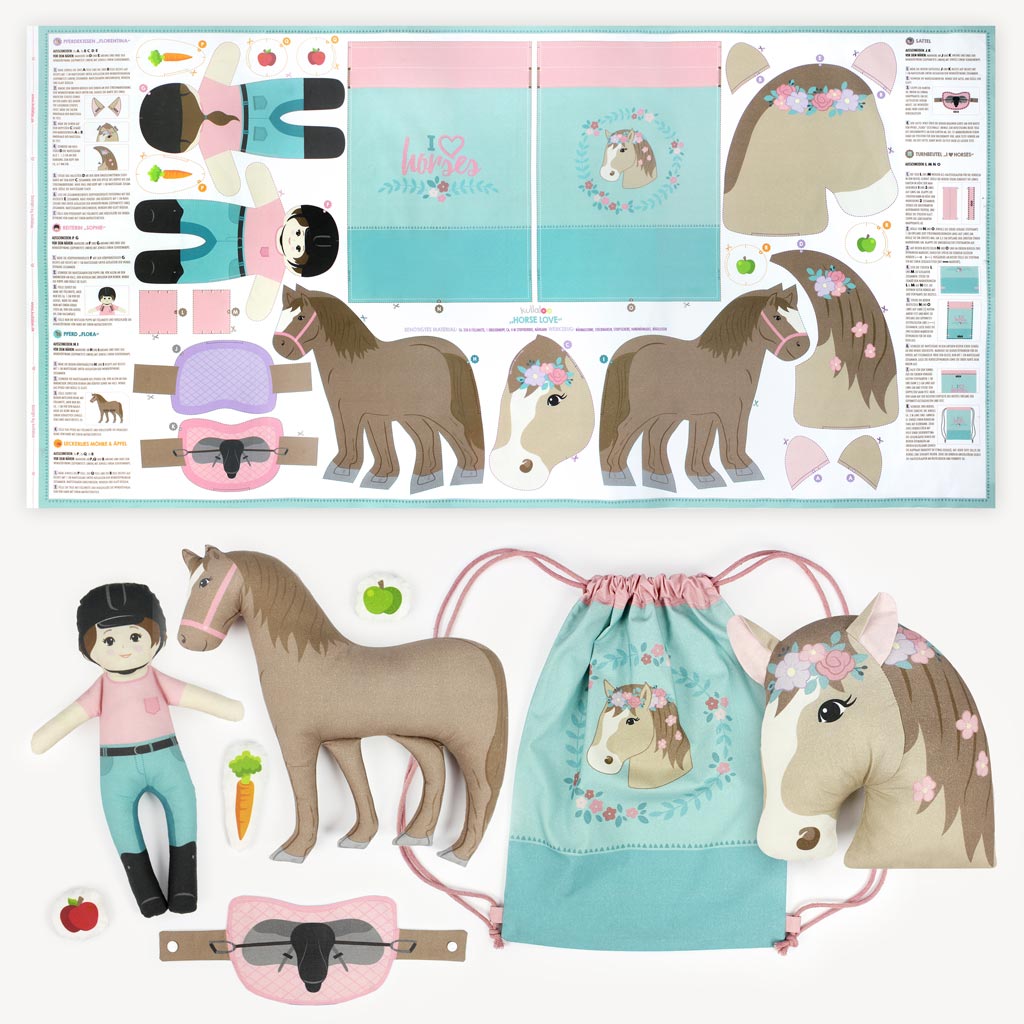 Cut & Sew Horse Pferd von kullaloo