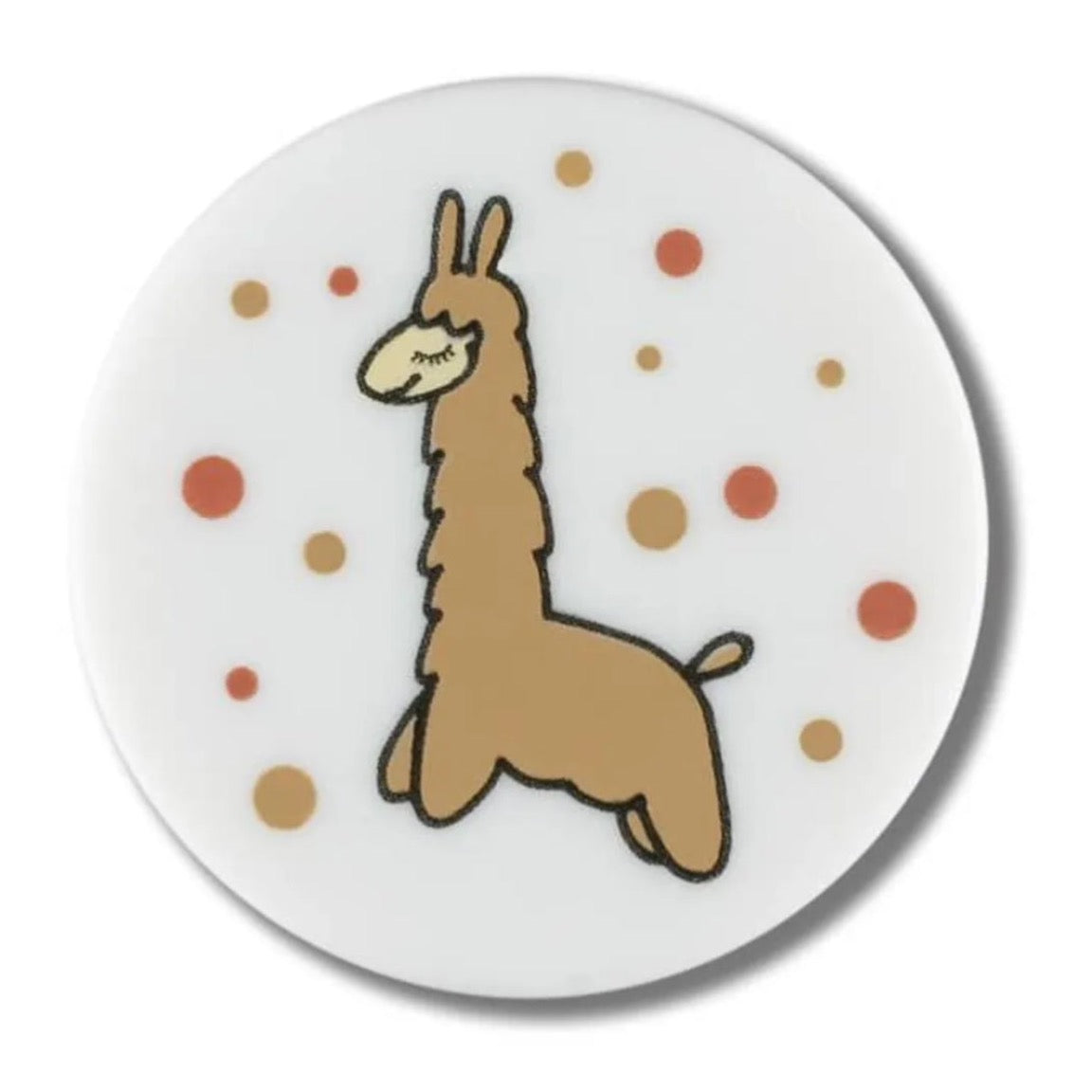 Polyesterknopf Oese Lama