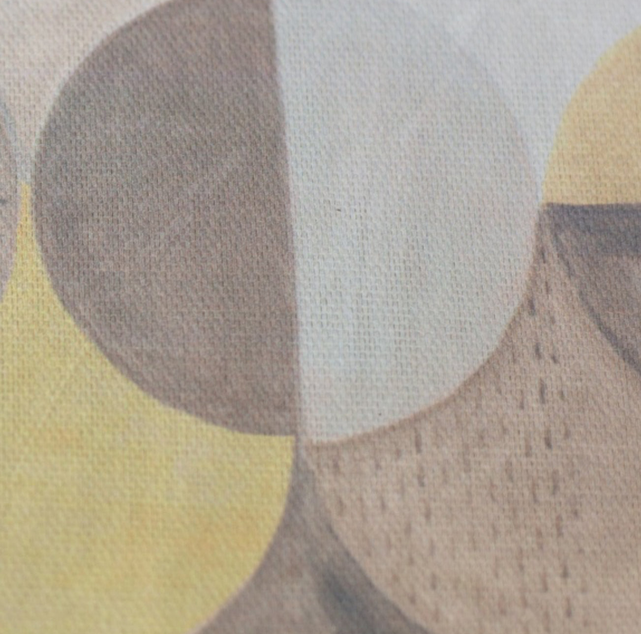 Canvas Leinenoptik „Ilana“ Kreise Swafing