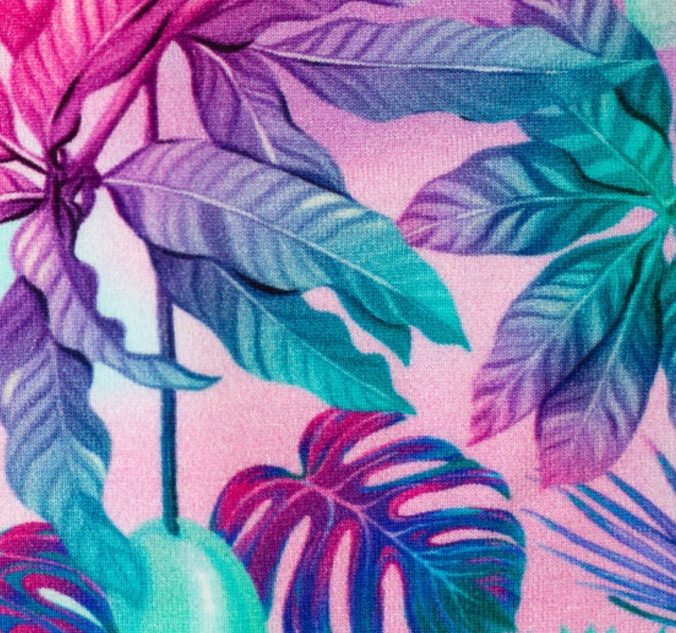 Viskose Jersey „Mika“ Swafing Ananas Monsterablätter