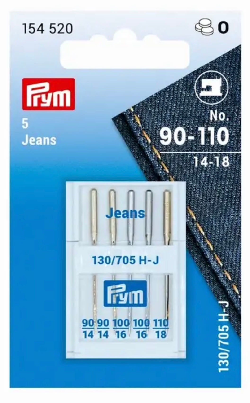 Prym Nähmaschinennadeln Jeans
No. 90 - 110