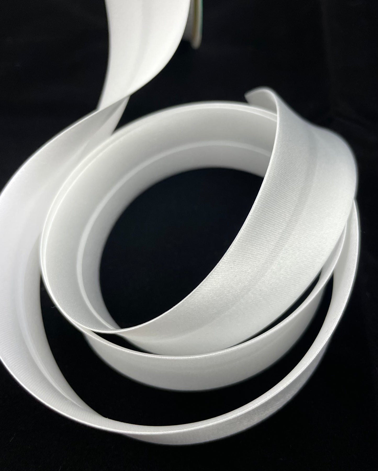 Satin-Schrägband 30mm
weiss