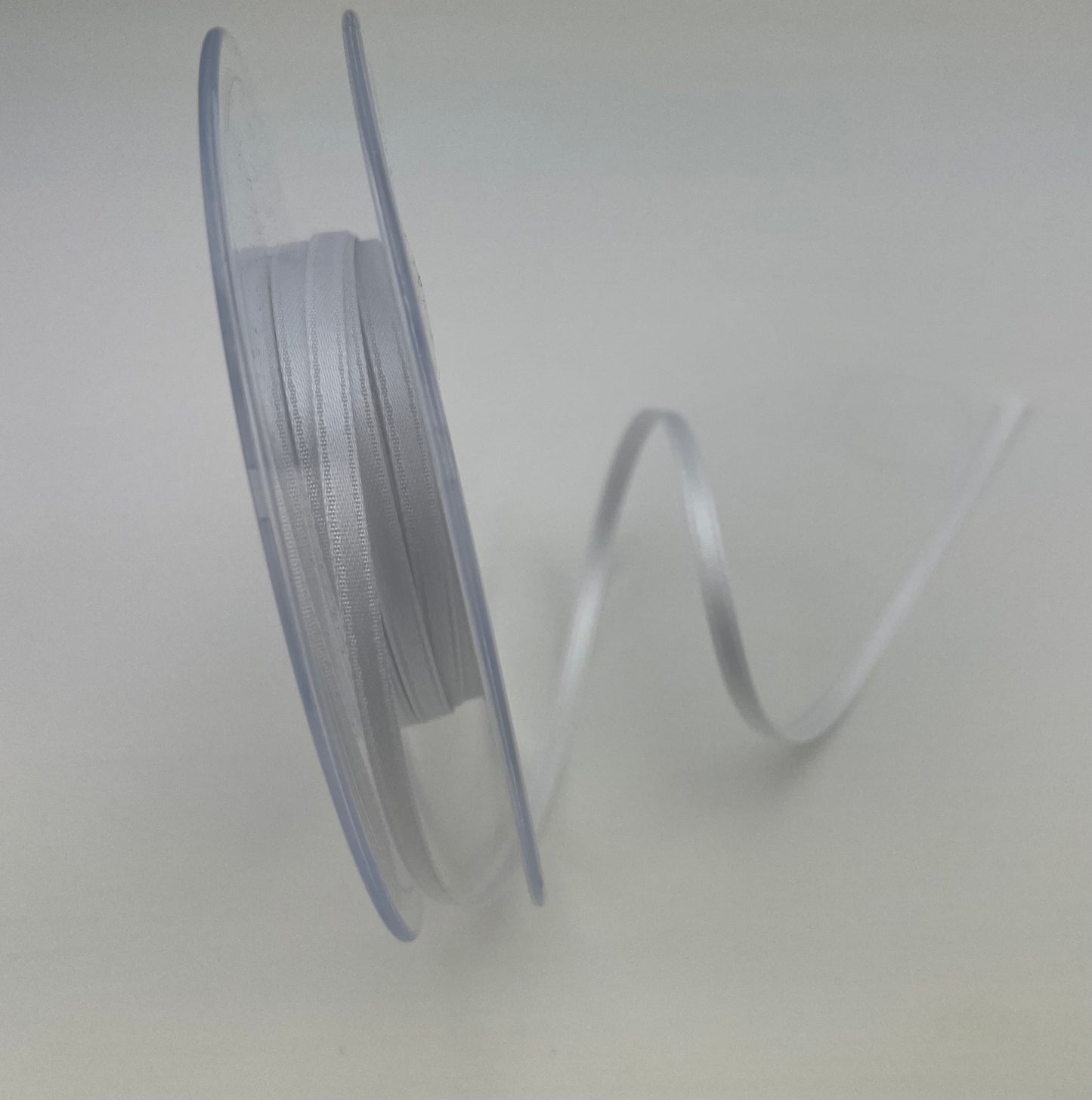 Satinband Uni 3mm weiß