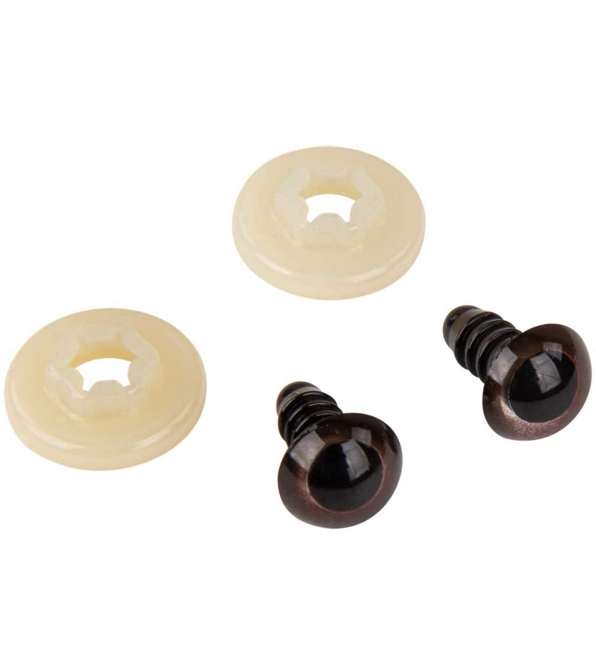 Rayher Sicherheitsaugen mit Steckverschluss
9mm dunkelbraun 2er Set